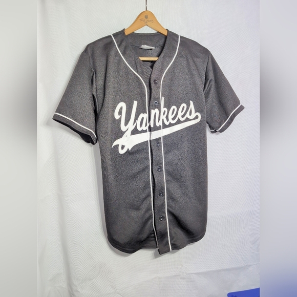 Teamwork New York Yankees Size M Black Jersey # 10 Gay True Vintage - Picture 2 of 6